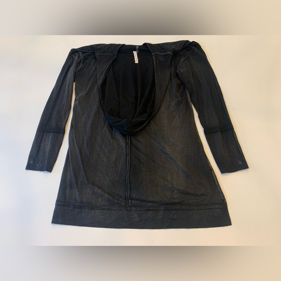 Anthropologie Mur Mur tunic top, black charcoal with side slits, wmns small (R) - Picture 3 of 7